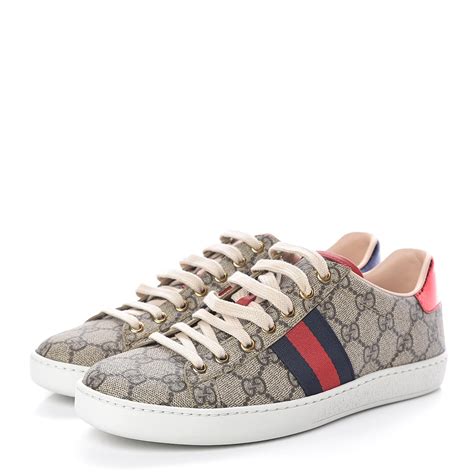 gucci beige shoes|gucci gg sneakers women's.